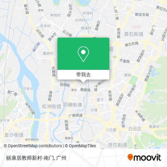 丽康居教师新村-南门地图