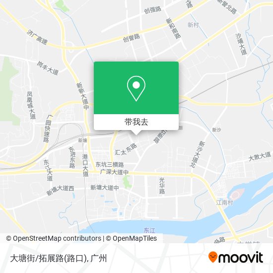 大塘街/拓展路(路口)地图
