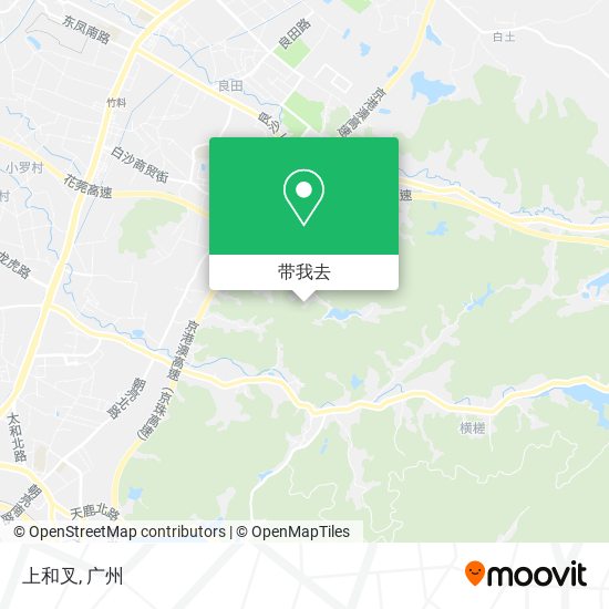 上和叉地图