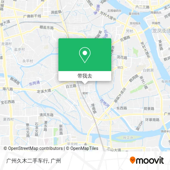 广州久木二手车行地图
