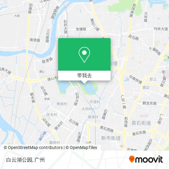白云湖公园地图