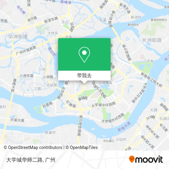 大学城华师二路地图