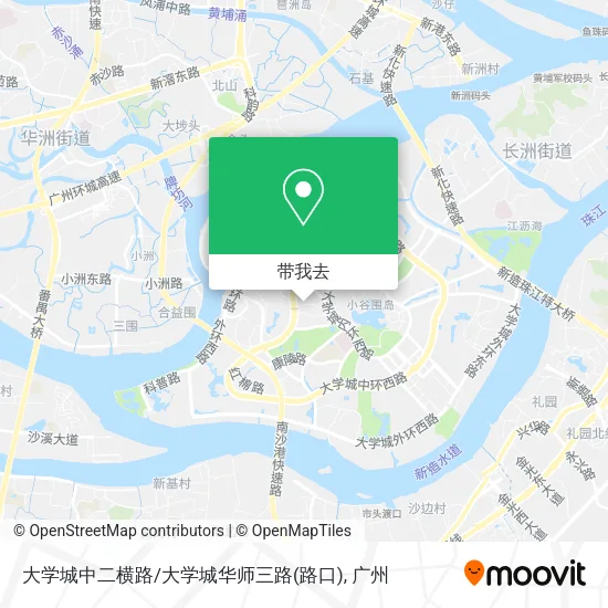 大学城中二横路/大学城华师三路(路口)地图