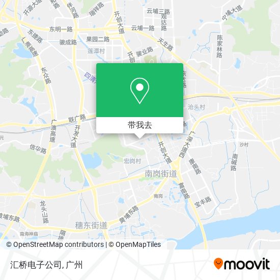 汇桥电子公司地图