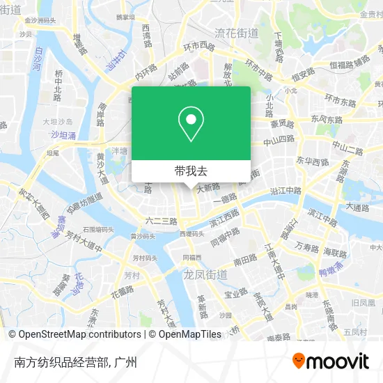 南方纺织品经营部地图