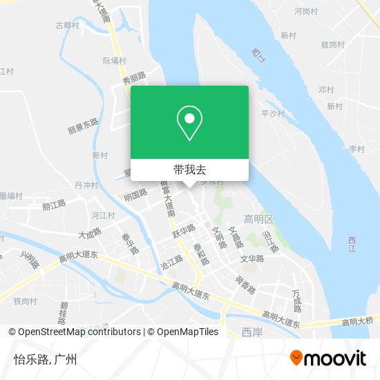 怡乐路地图