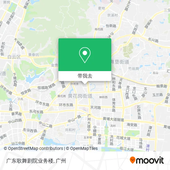 广东歌舞剧院业务楼地图