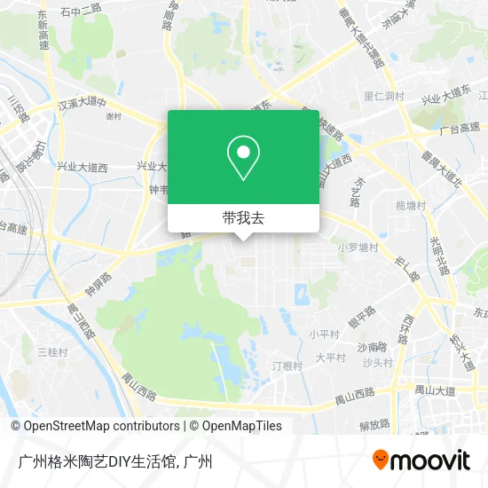 广州格米陶艺DIY生活馆地图