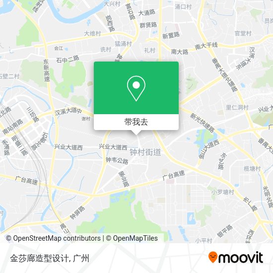 金莎廊造型设计地图