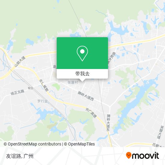 友谊路地图