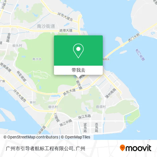 广州市引导者航标工程有限公司地图