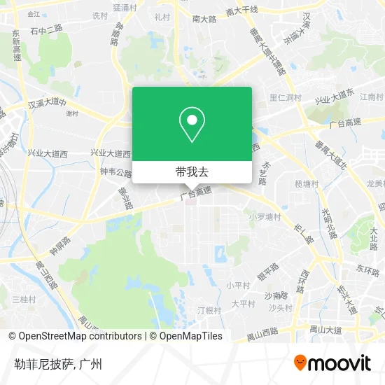 勒菲尼披萨地图