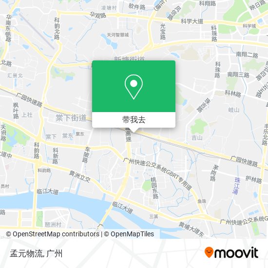 孟元物流地图