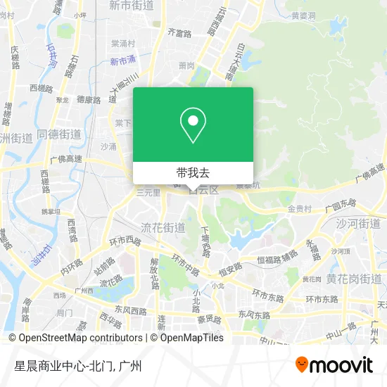 星晨商业中心-北门地图