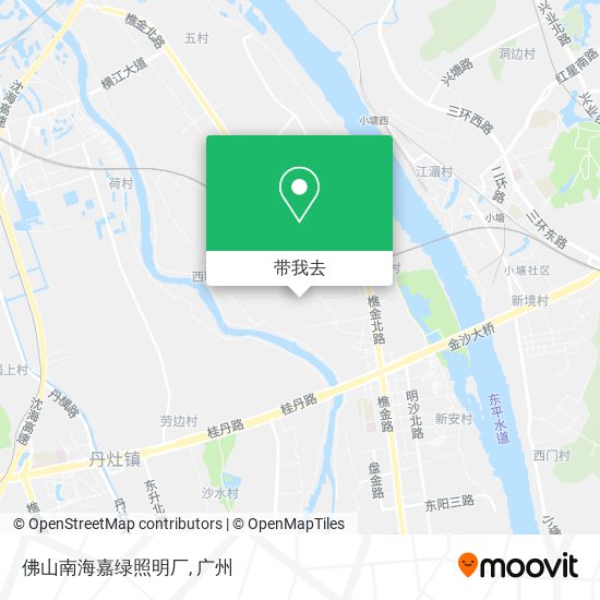 佛山南海嘉绿照明厂地图