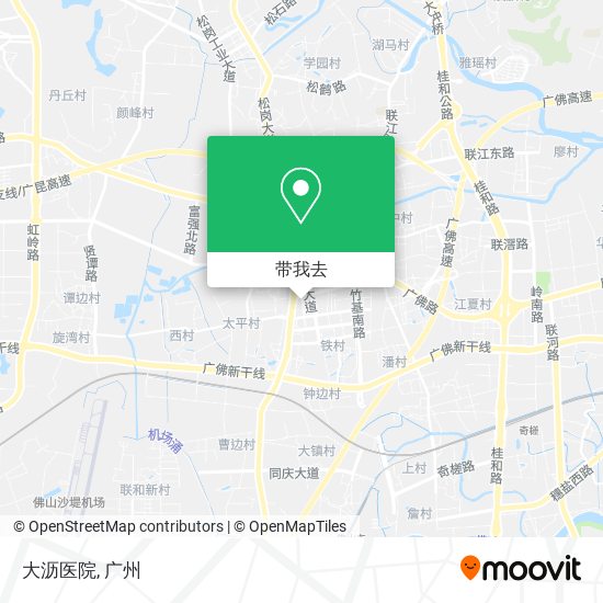 大沥医院地图