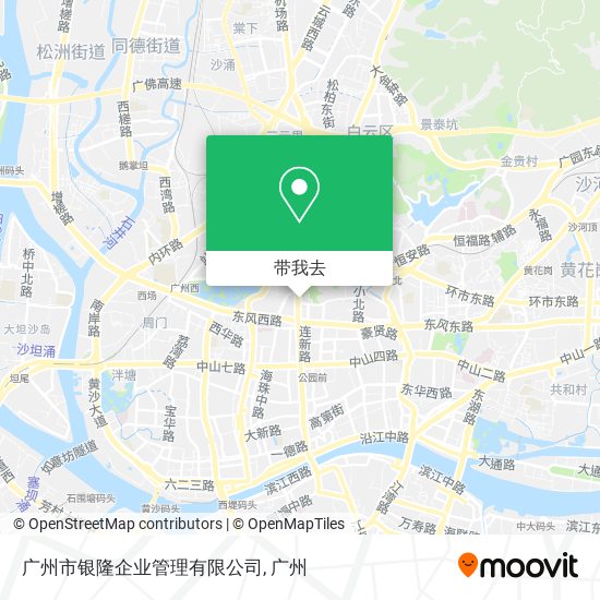 广州市银隆企业管理有限公司地图