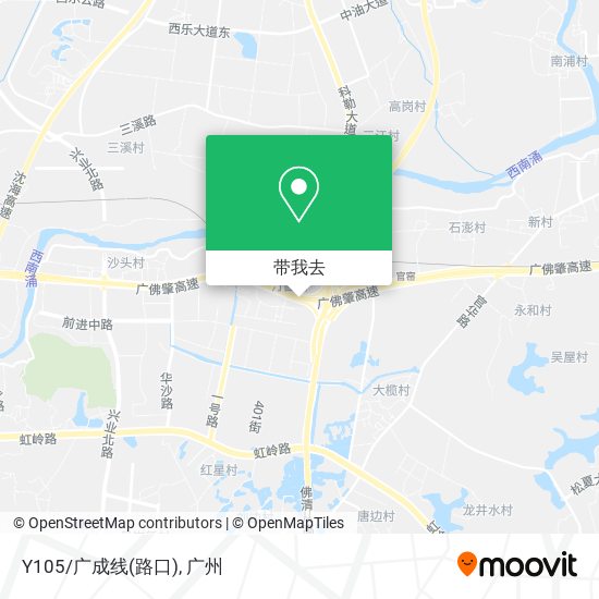 Y105/广成线(路口)地图
