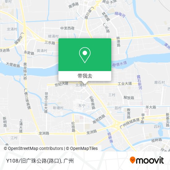 Y108/旧广珠公路(路口)地图