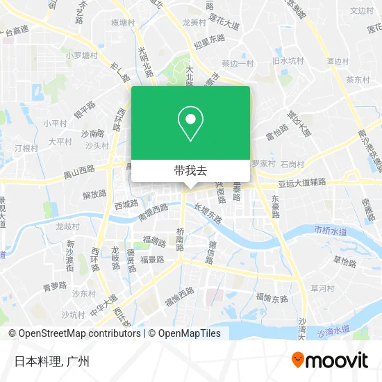 日本料理地图