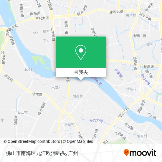 佛山市南海区九江欧浦码头地图