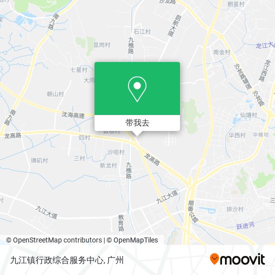 九江镇行政综合服务中心地图