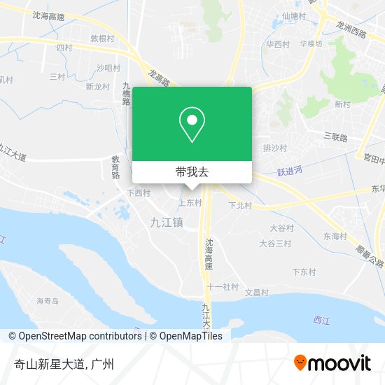奇山新星大道地图