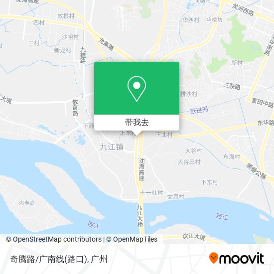 奇腾路/广南线(路口)地图