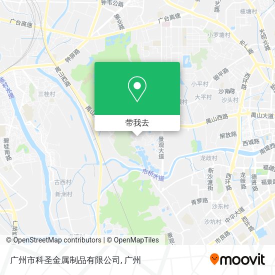 广州市科圣金属制品有限公司地图
