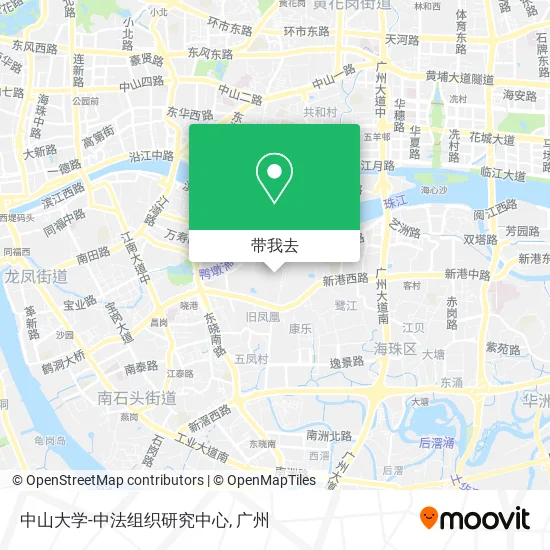 中山大学-中法组织研究中心地图