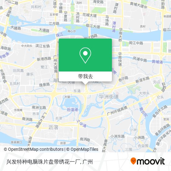 兴发特种电脑珠片盘带绣花一厂地图