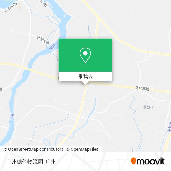 广州德伦物流园地图