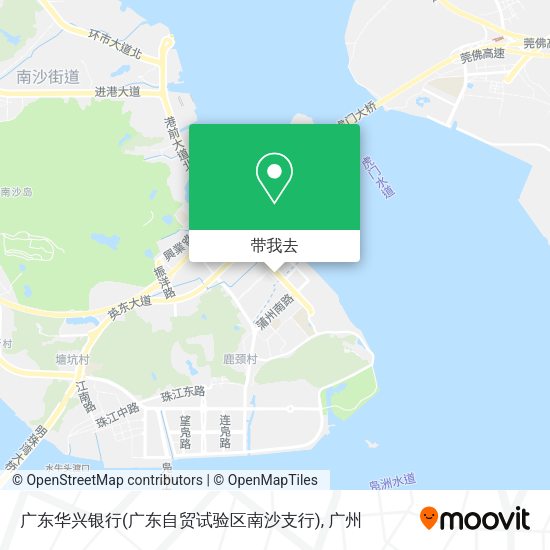 广东华兴银行(广东自贸试验区南沙支行)地图