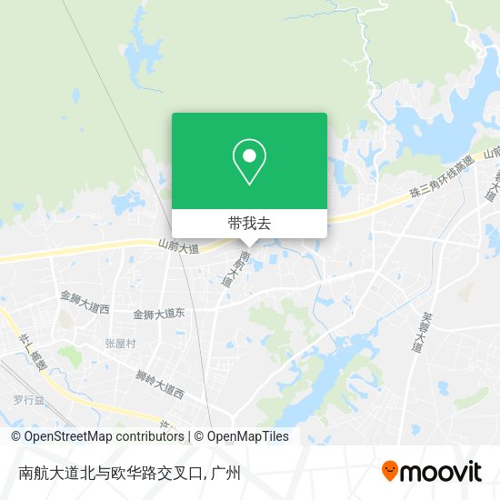 南航大道北与欧华路交叉口地图