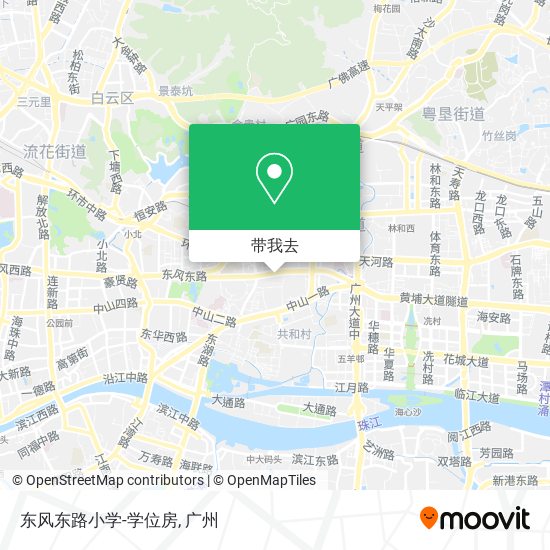 东风东路小学-学位房地图