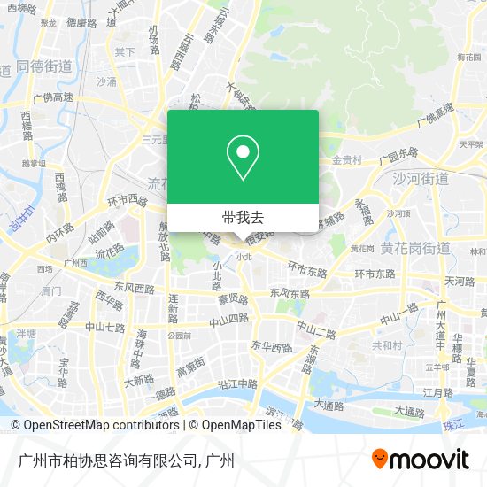 广州市柏协思咨询有限公司地图