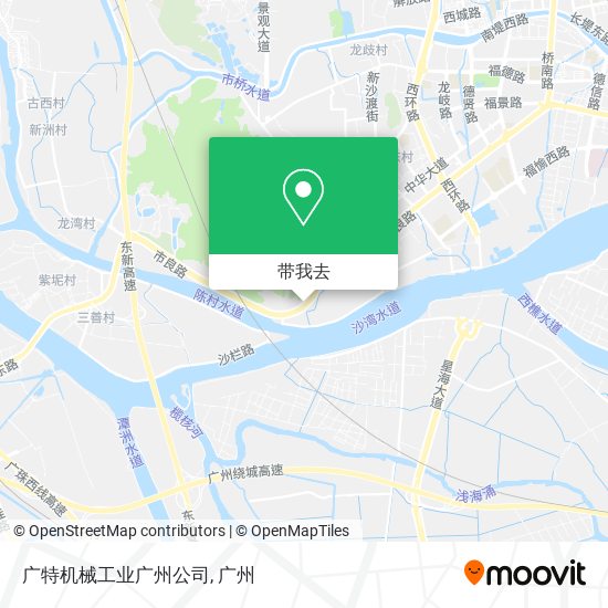 广特机械工业广州公司地图