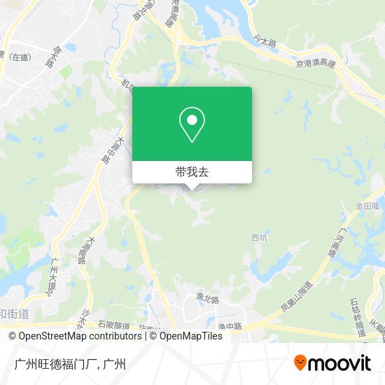 广州旺德福门厂地图
