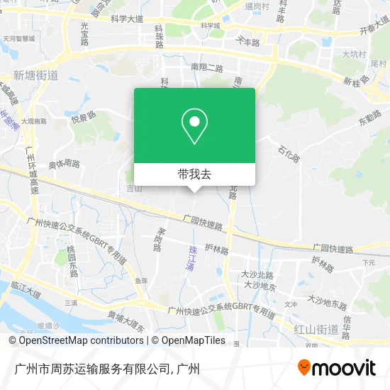 广州市周苏运输服务有限公司地图
