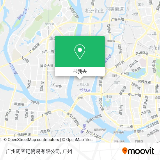 广州周客记贸易有限公司地图