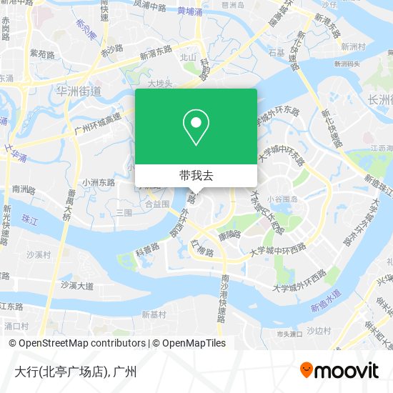 大行(北亭广场店)地图