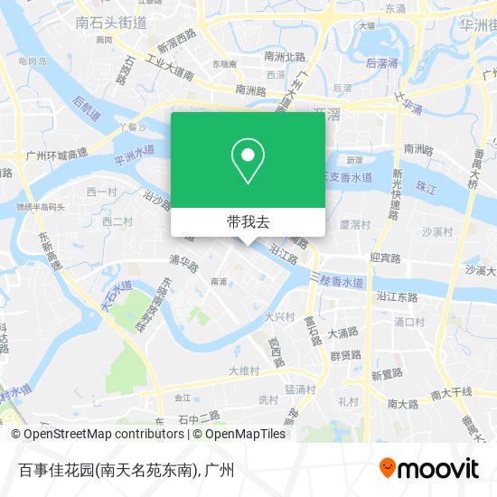 百事佳花园(南天名苑东南)地图