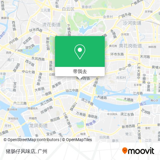 猪肠仔风味店地图