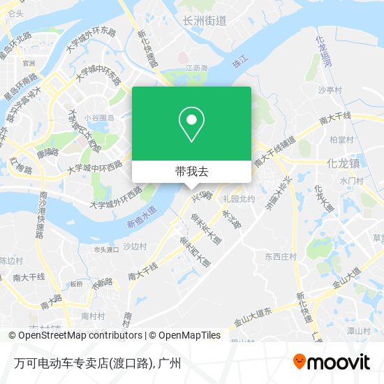 万可电动车专卖店(渡口路)地图