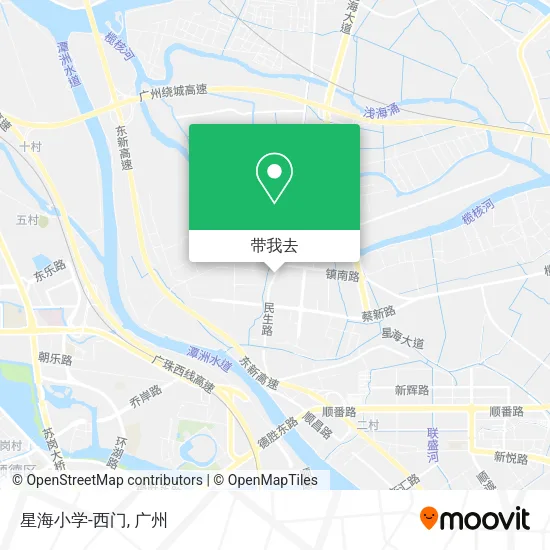 星海小学-西门地图