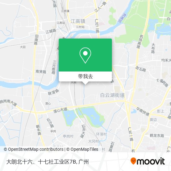 大朗北十六、十七社工业区7B地图