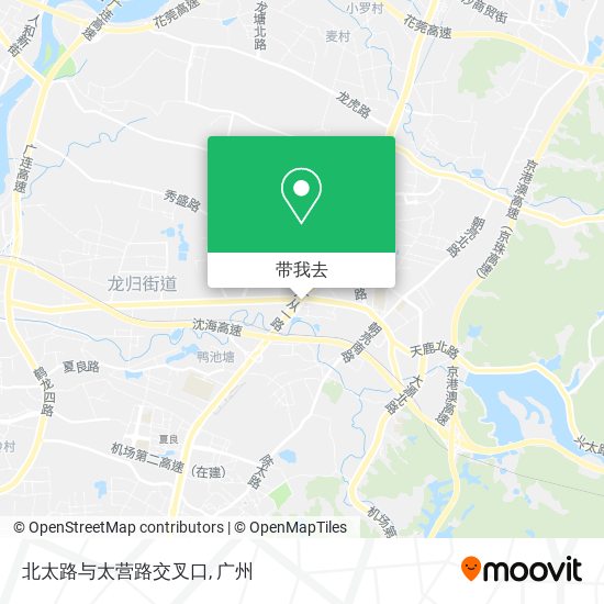 北太路与太营路交叉口地图