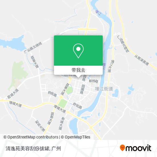 清逸苑美容刮痧拔罐地图