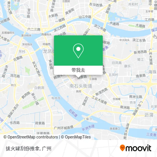 拔火罐刮痧推拿地图