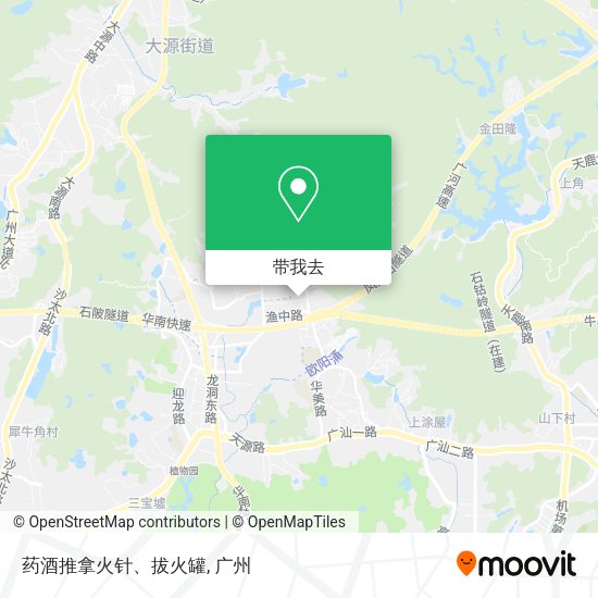药酒推拿火针、拔火罐地图